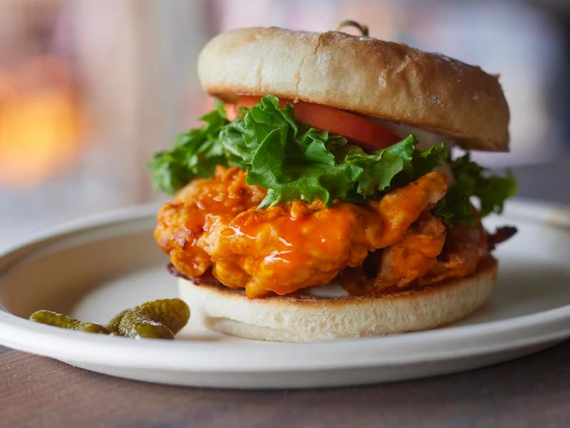 Woodlife Farm Market Buffalo Chicken Sandwich